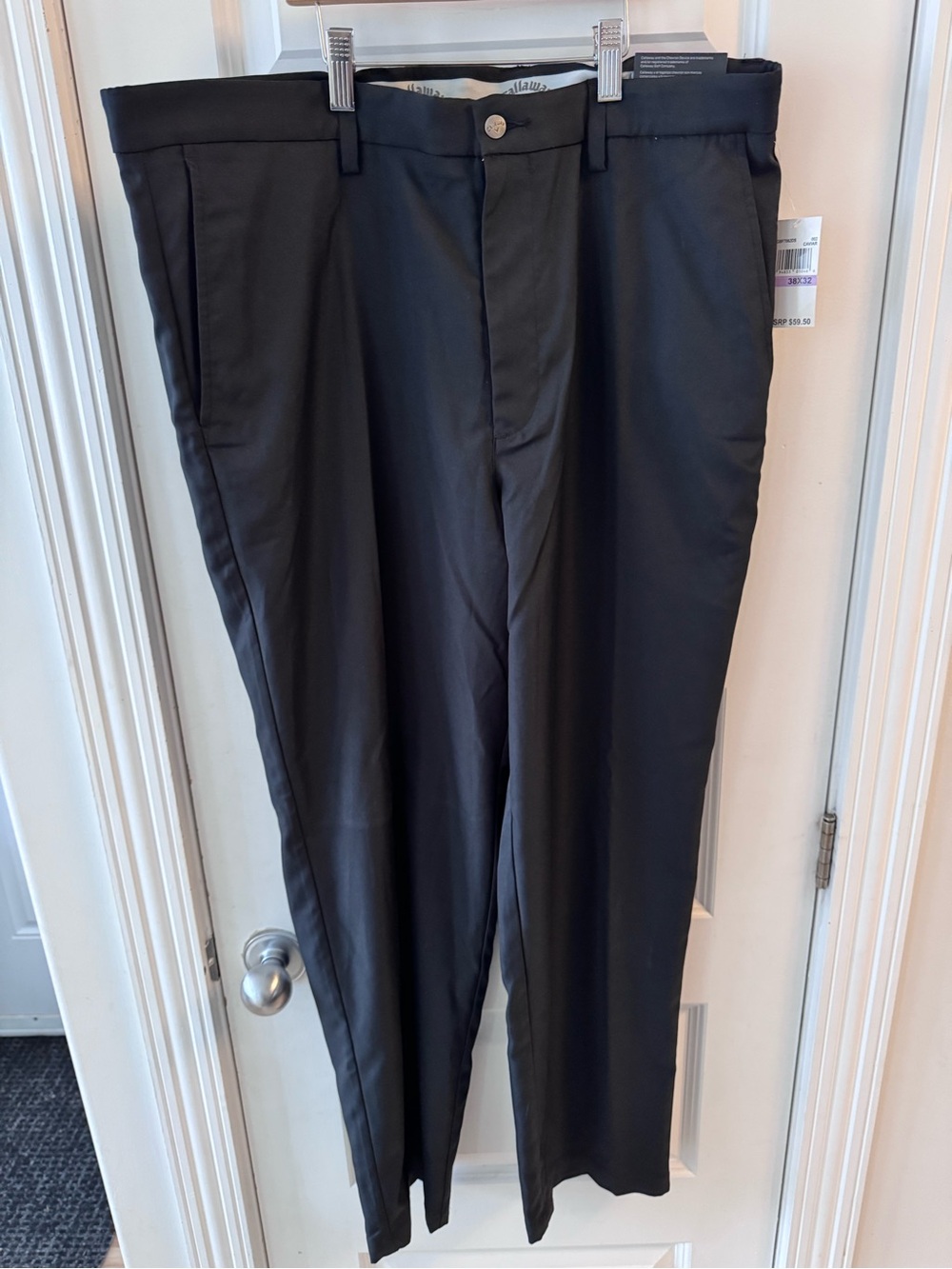 Callaway Men's Black Dress Pants - Modern Straight